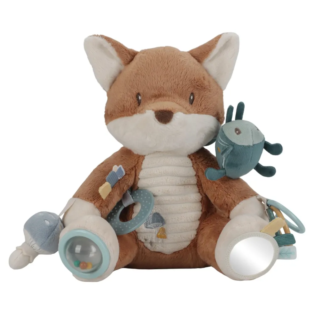 Little Dutch Activiteitenknuffel Vos - Blauw - Forest Friends