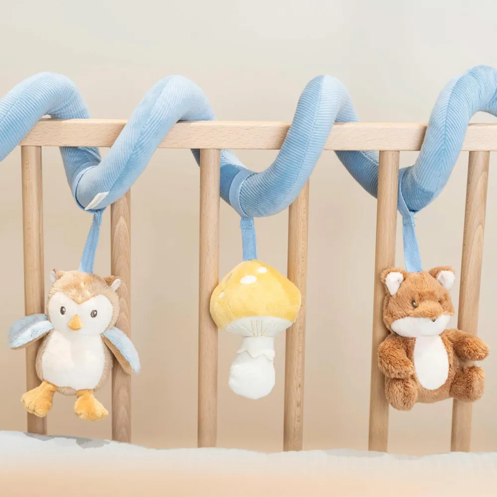 Little Dutch Activiteiten spiraal - Blauw - Forest Friends