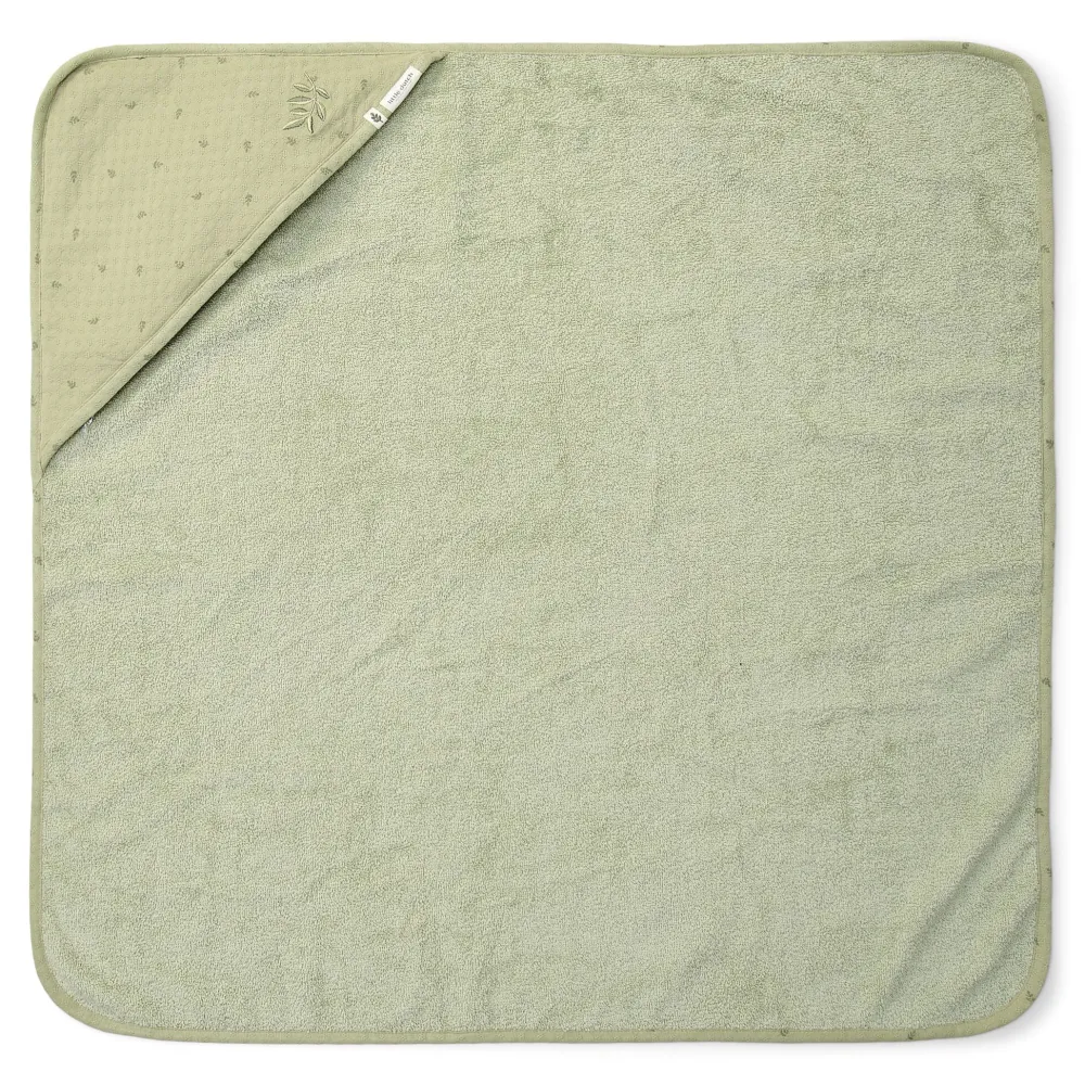 Little Dutch Badcape - Groen - 100 x 100 - Essentials