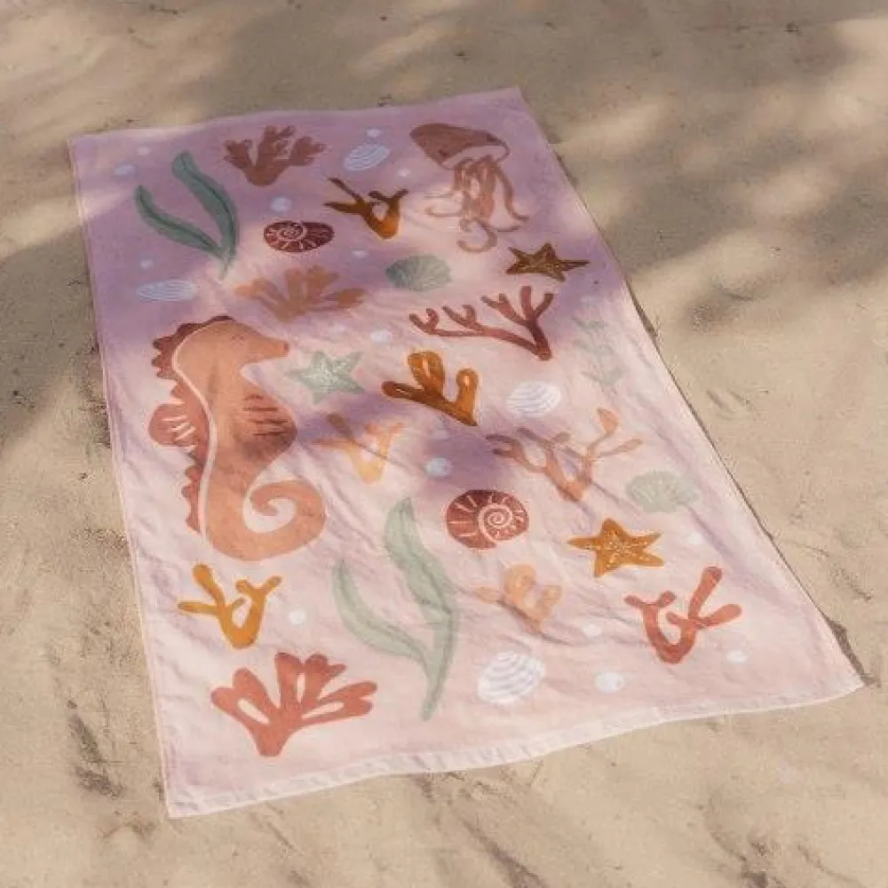Little Dutch Badlaken - Roze - Ocean Dreams