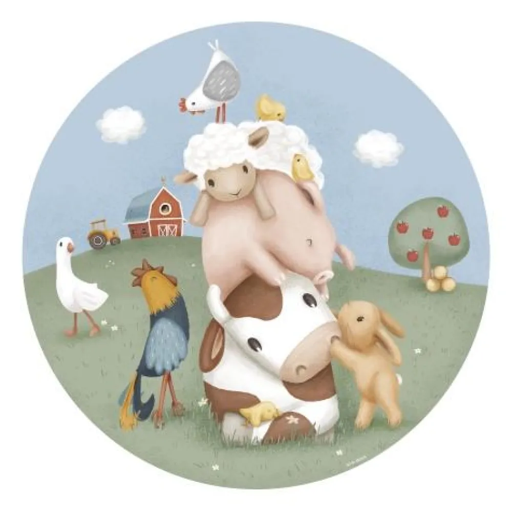 Little Dutch Behangcirkel - Meerkleurig - Little Farm