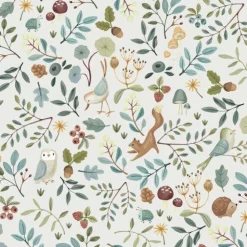 Little Dutch Behangstaal - Meerkleurig - Forest Friends - Forest Wonders