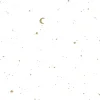 Little Dutch Behangstaal vliesbehang – Wit – Newborn Naturals – Moon & Stars