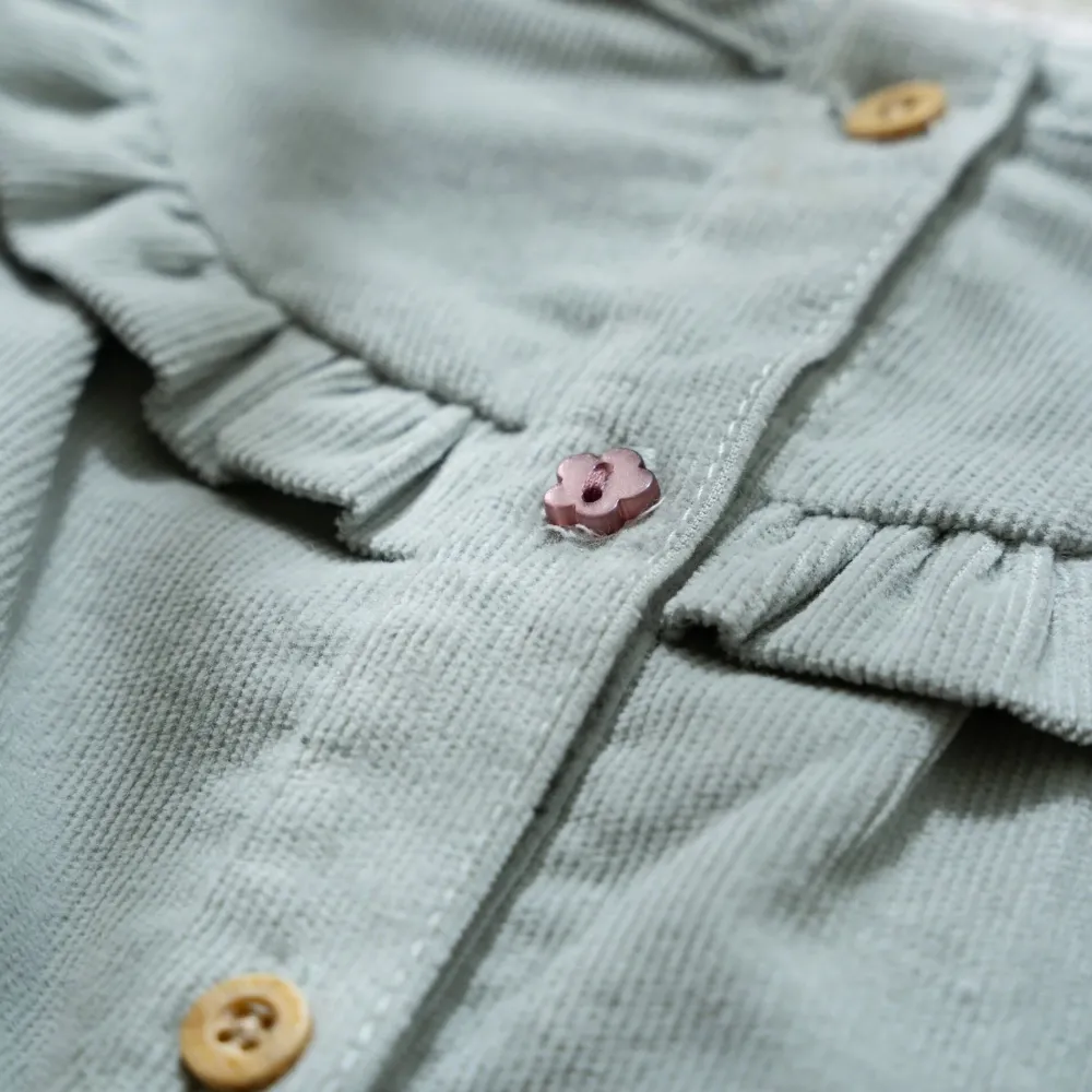 Little Dutch Blouse lange mouw - Groen - Fairy Garden
