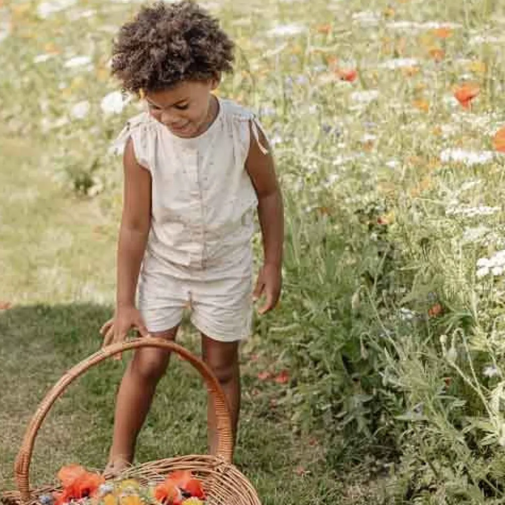 Little Dutch Blouse mouwloos - Zand - Fairy Garden