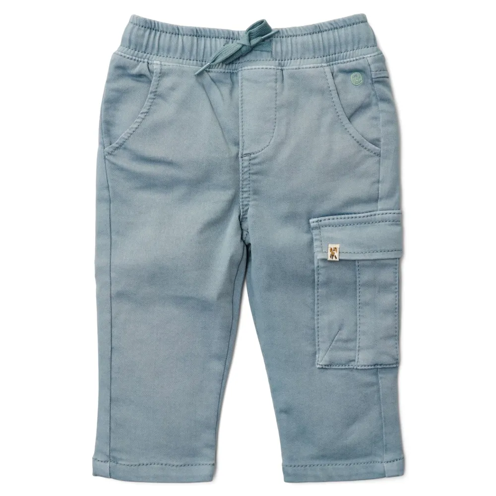 Little Dutch Broek - Joggingstof - Blauw - Forest Friends