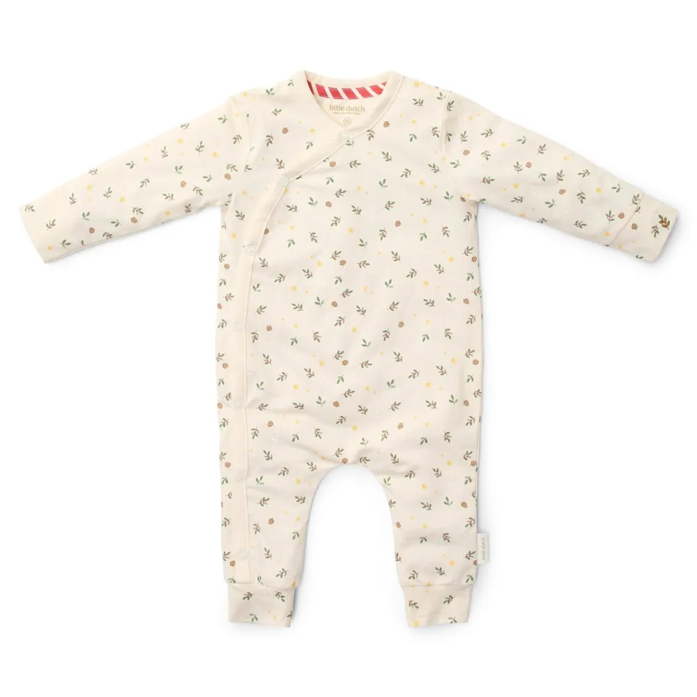 Little Dutch Eendelige kerst pyjama – Beige