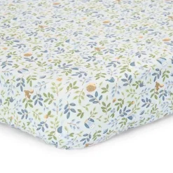 Little Dutch Eenpersoons hoeslaken - Blauw - Forest Friends - Forest Adventure