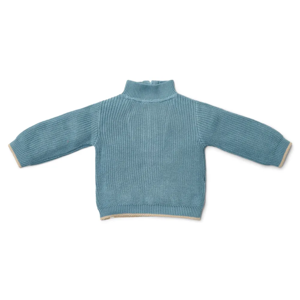 Little Dutch Gebreide trui - Blauw - Forest Friends