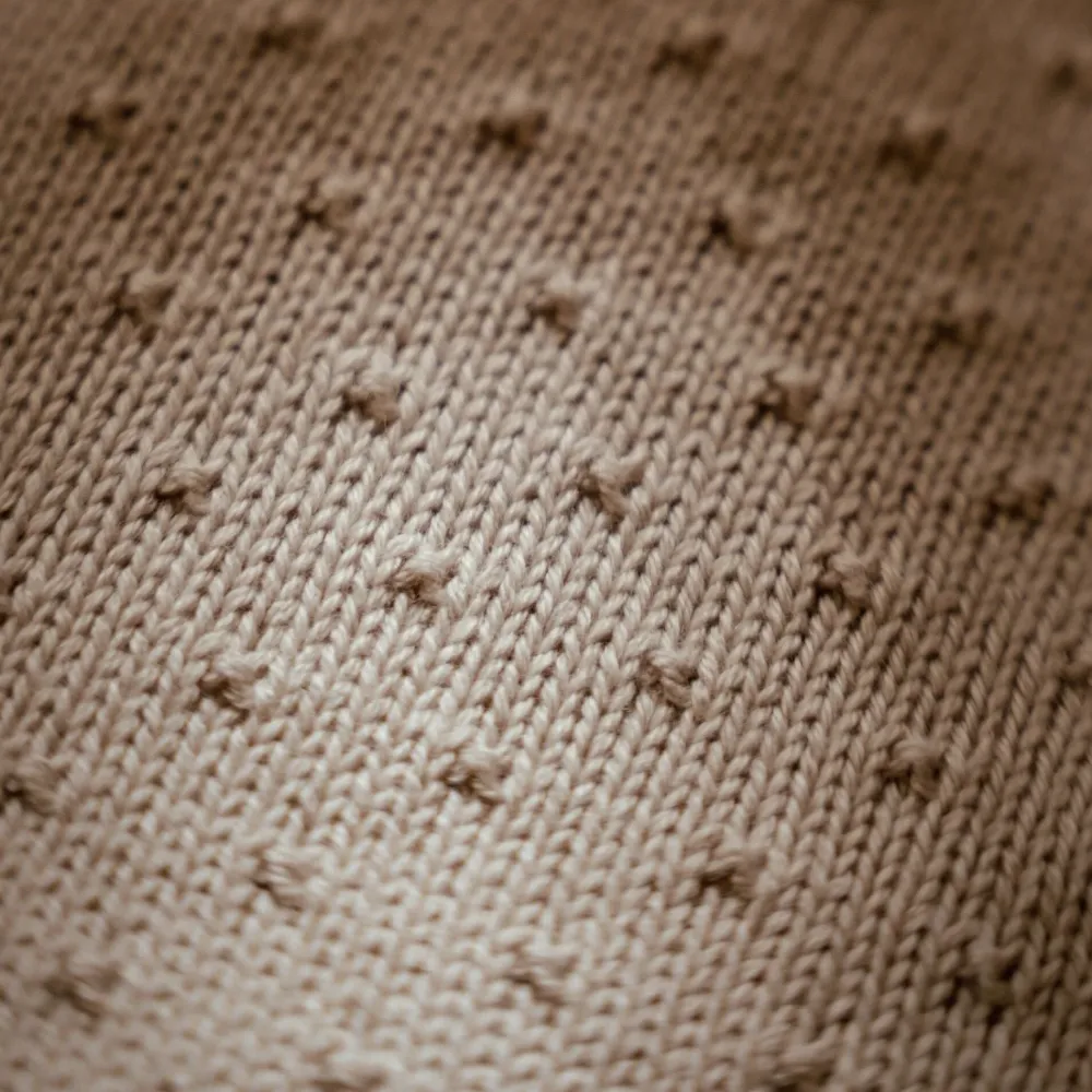 Little Dutch Gebreid ledikantdeken – Beige – Essentials