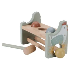 Little Dutch Hamerbankje met ballen Little Farm