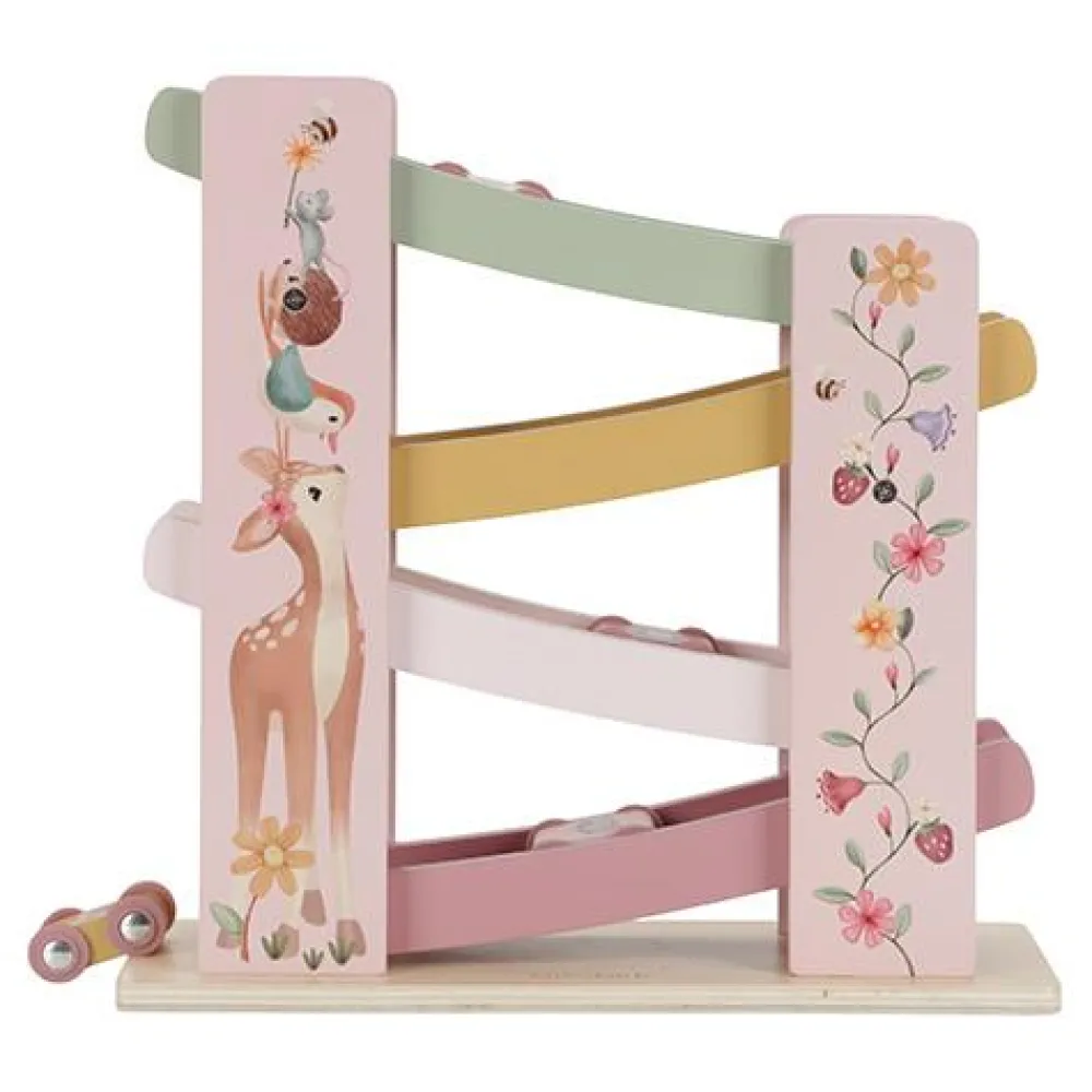 Little Dutch Houten autobaan - Roze - Fairy Garden