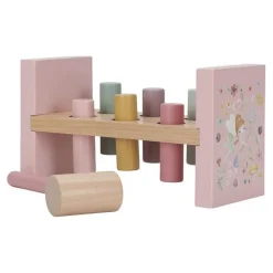 Little Dutch Houten Hamerbank - Roze - Fairy Garden