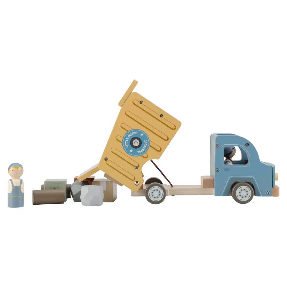 Little Dutch Houten kiepwagen – Meerkleurig – Essentials