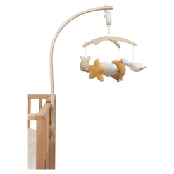 Little Dutch Houten muziekmobiel - Beige - Newborn Naturals
