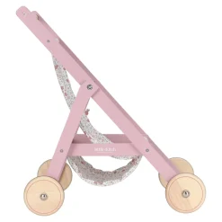 Little Dutch Houten poppenbuggy - Roze - Essentials