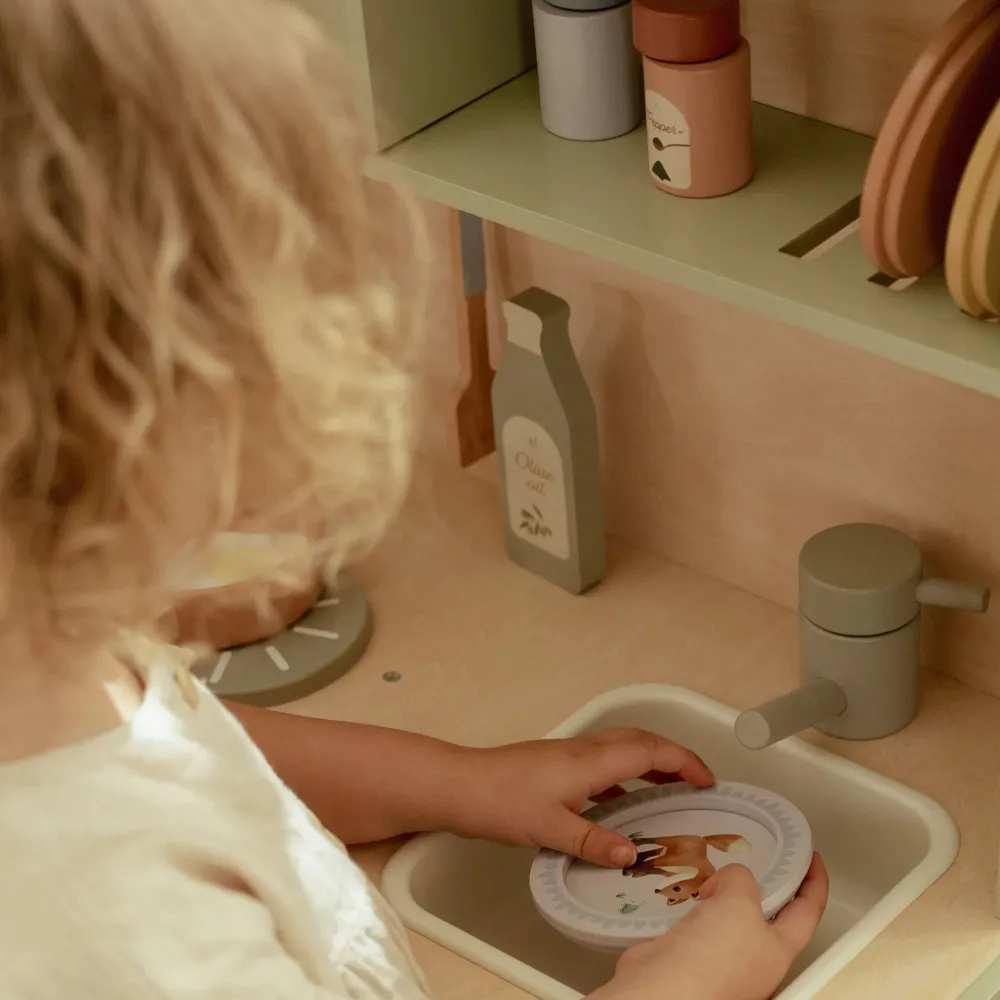 Little Dutch Houten speelkeuken - Groen