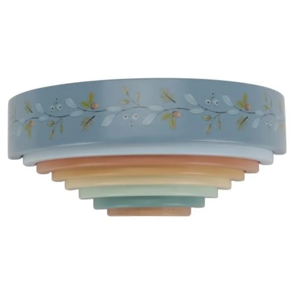 Little Dutch Houten Stapelregenboog - Blauw - Forest Friends
