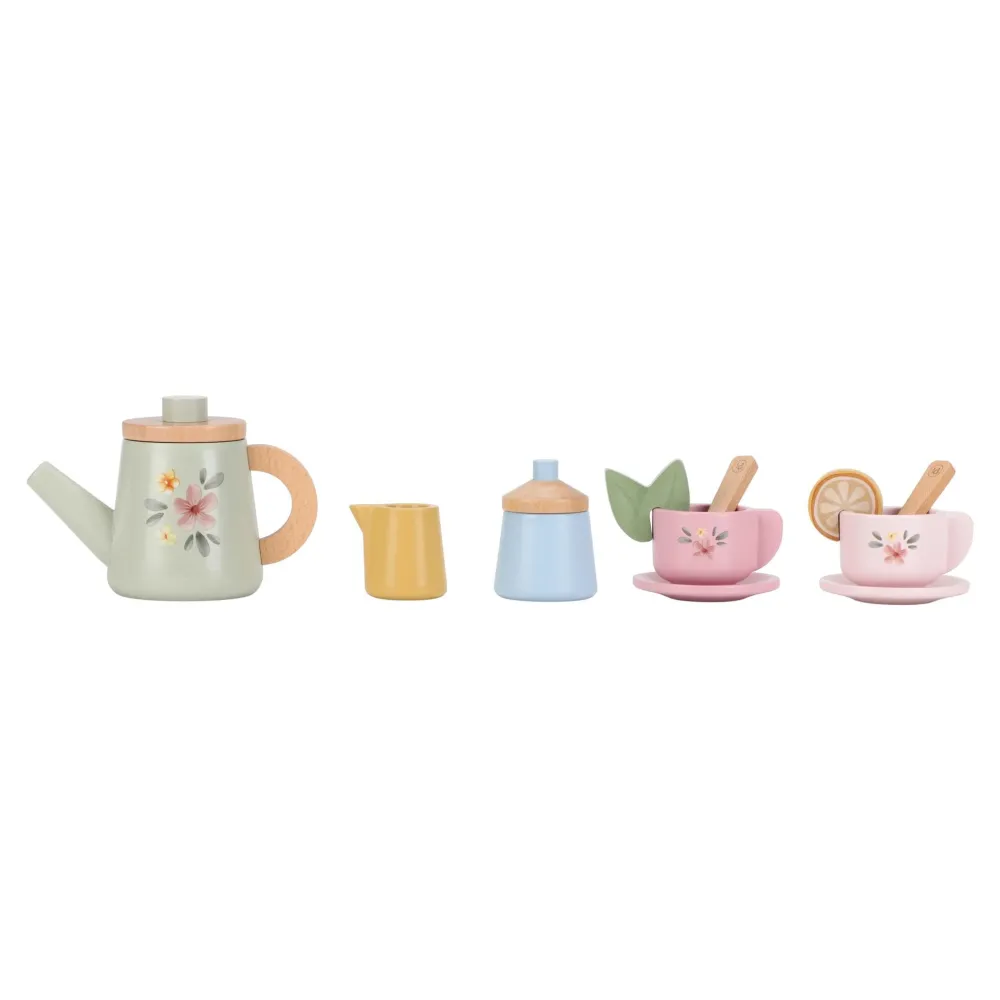 Little Dutch Houten theeservies - Meerkleurig - Essentials