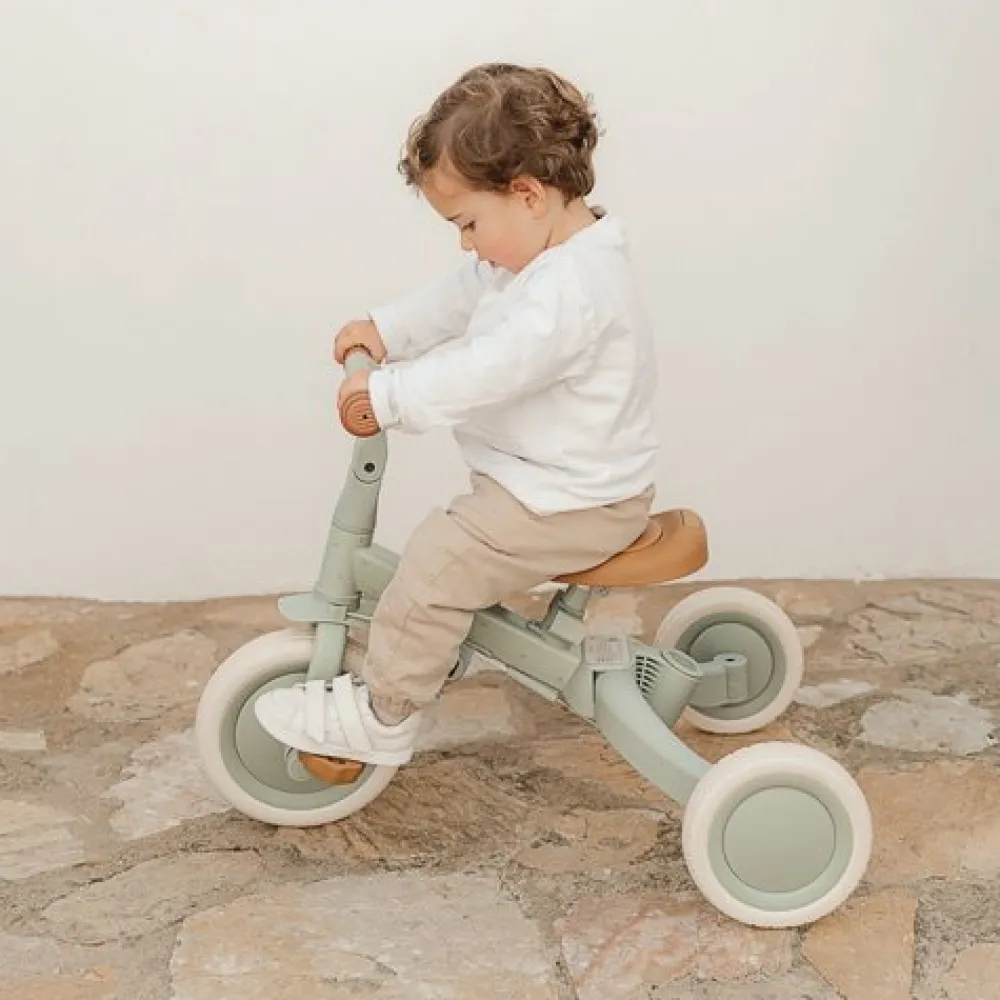 Little Dutch 4 in 1 Driewieler Green