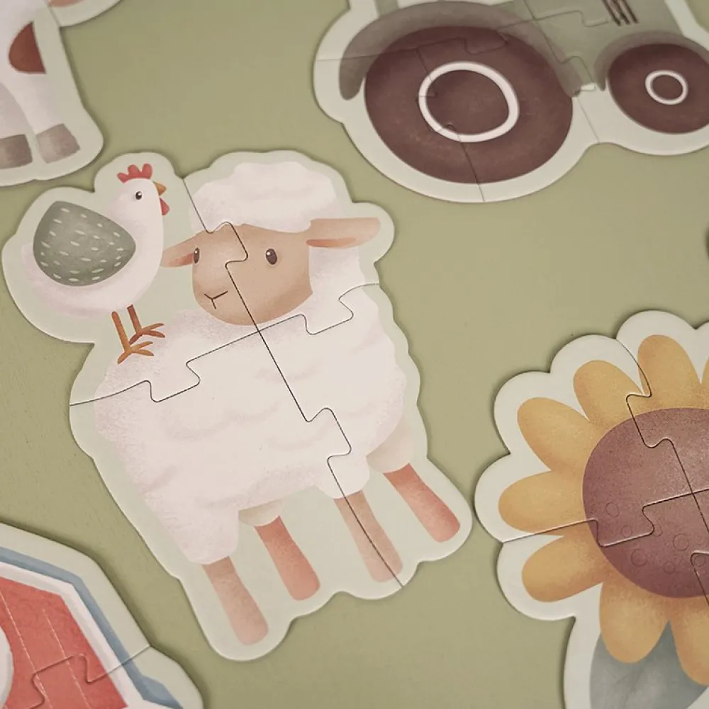 Little Dutch 6 in 1 puzzel Little Farm