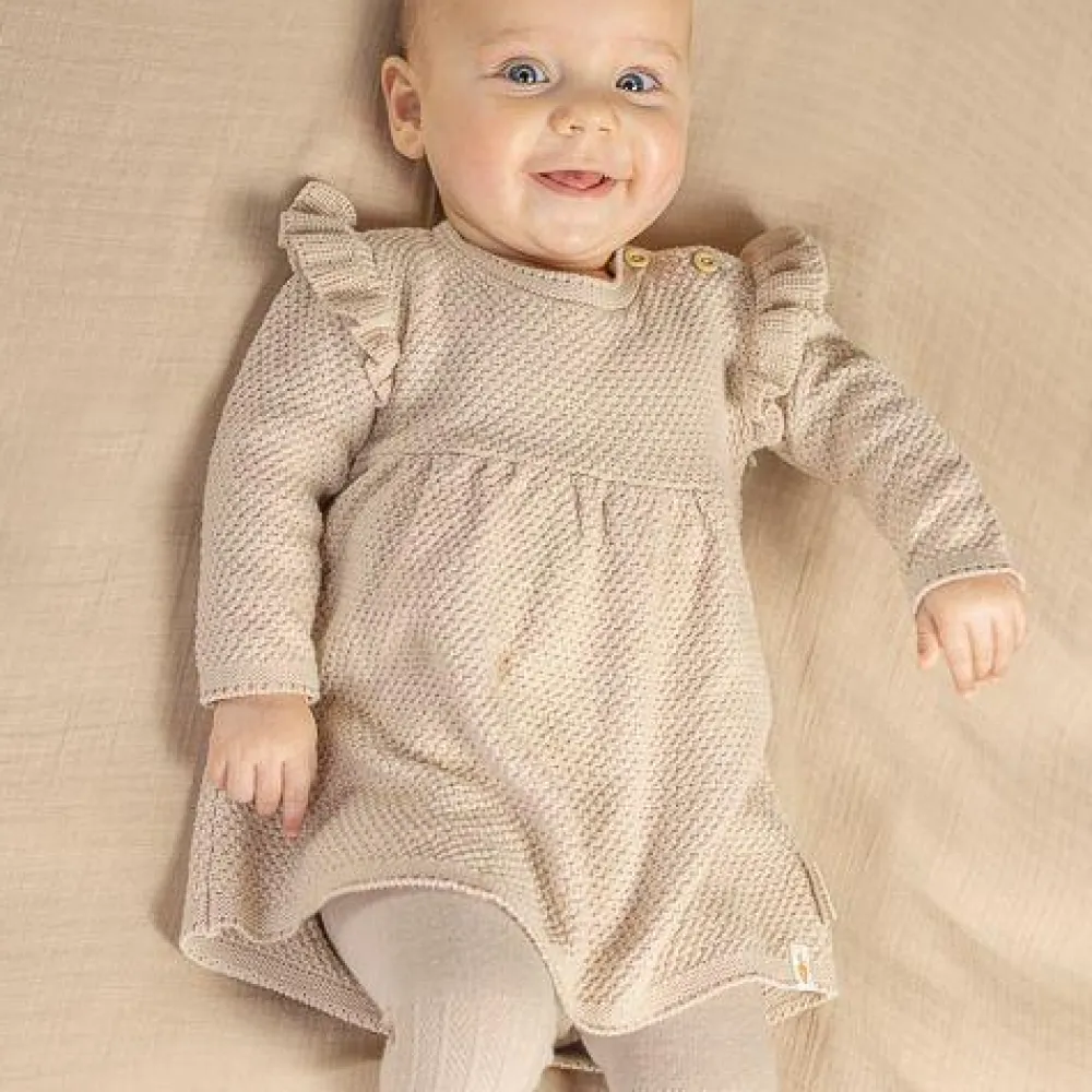 Little Dutch Jurk - Zand - Newborn Naturals