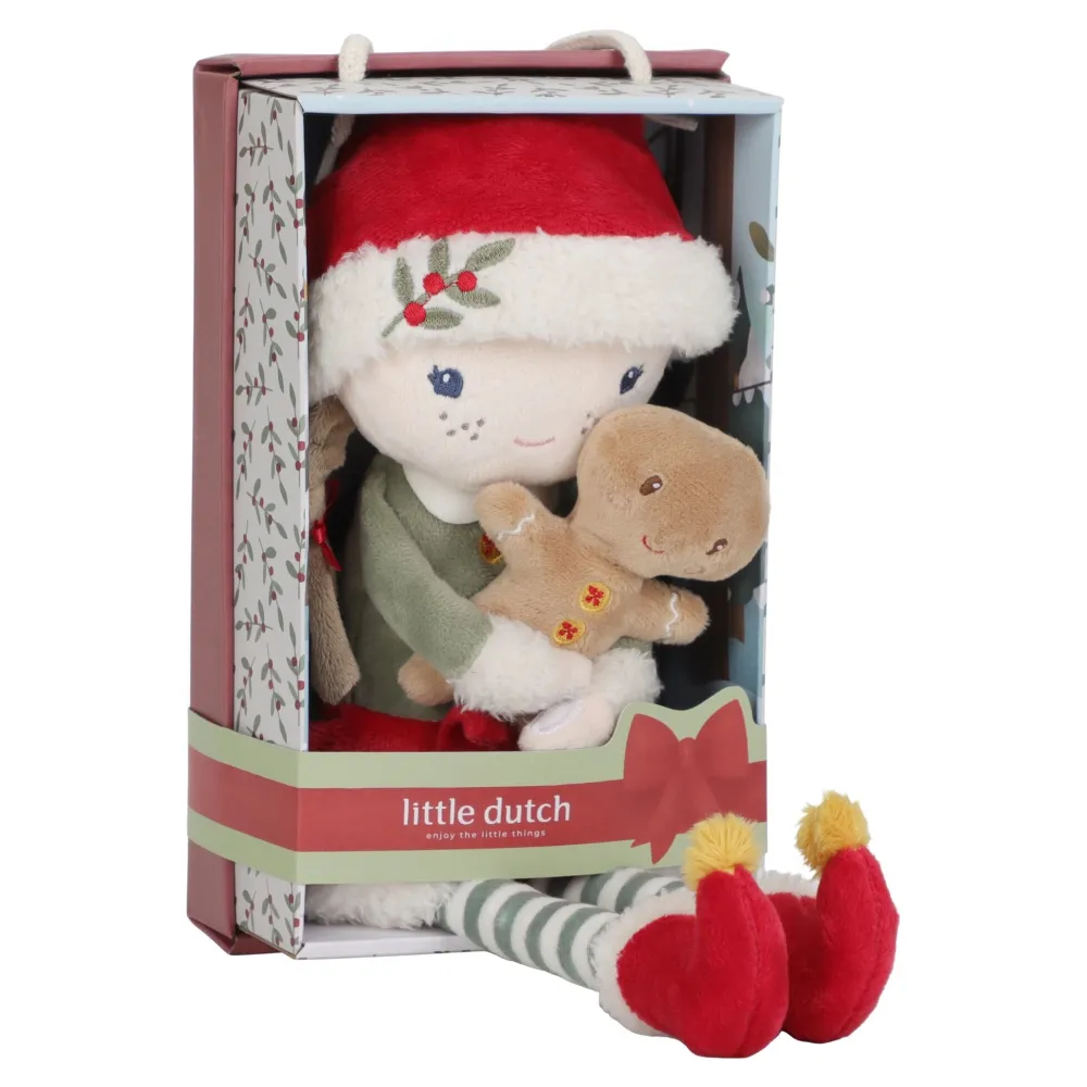 Little Dutch Kerstpop Rosa – Rood