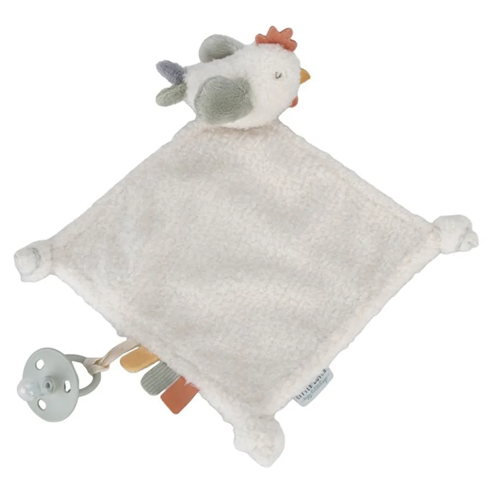 Little Dutch Knuffeldoekje kip Little Farm