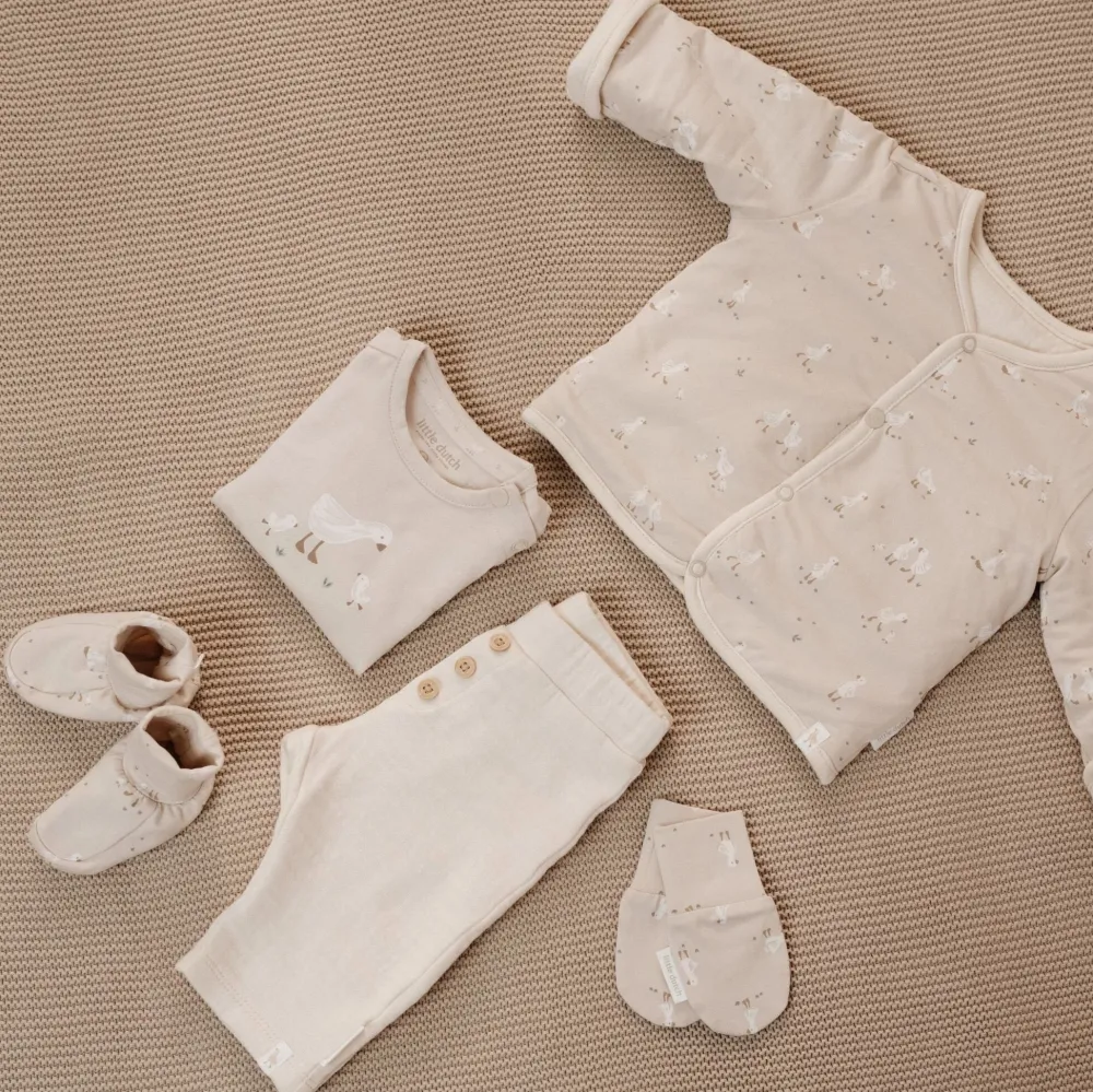 Little Dutch Krabwantjes - Beige - Maat one size - Newborn Naturals - Little Goose