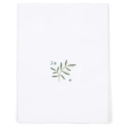 Little Dutch Ledikantlaken - Groen - Essentials - Blueberry Leaves
