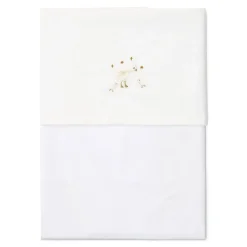 Little Dutch Ledikantlaken - Wit - Newborn Naturals - Little Goose
