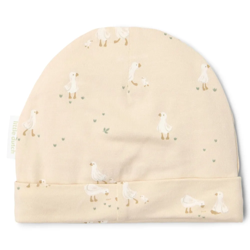 Little Dutch Mutsje - Beige - Newborn Naturals - Little Goose