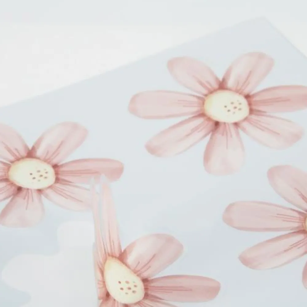 Little Dutch Muurstickers - Roze - Fairy Garden