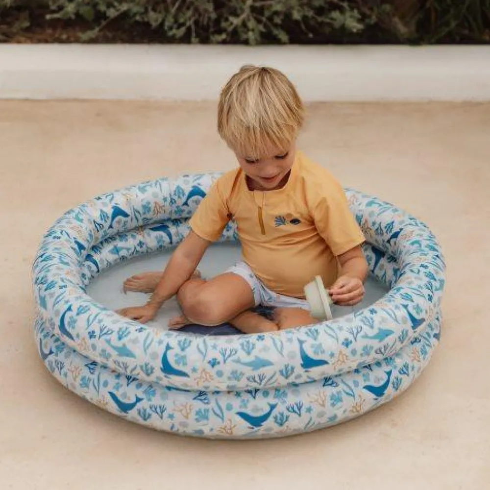 Little Dutch Opblaasbaar zwembad - Blauw - Ocean Dreams