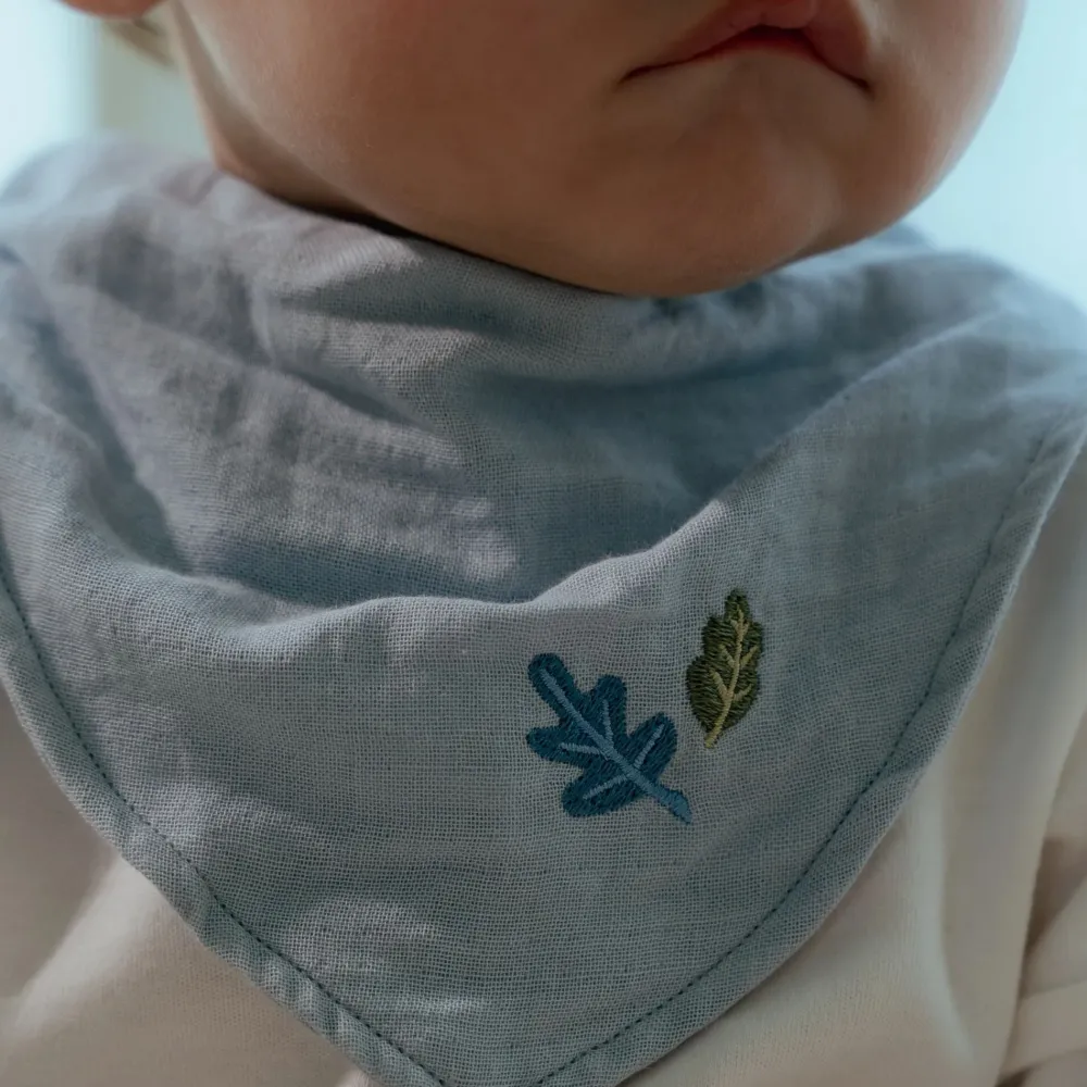 Little Dutch 2-pack bandana slab - Blauw - Essentials