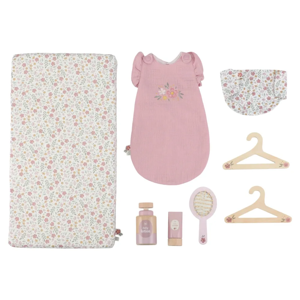 Little Dutch Poppencommode – Roze – Essentials