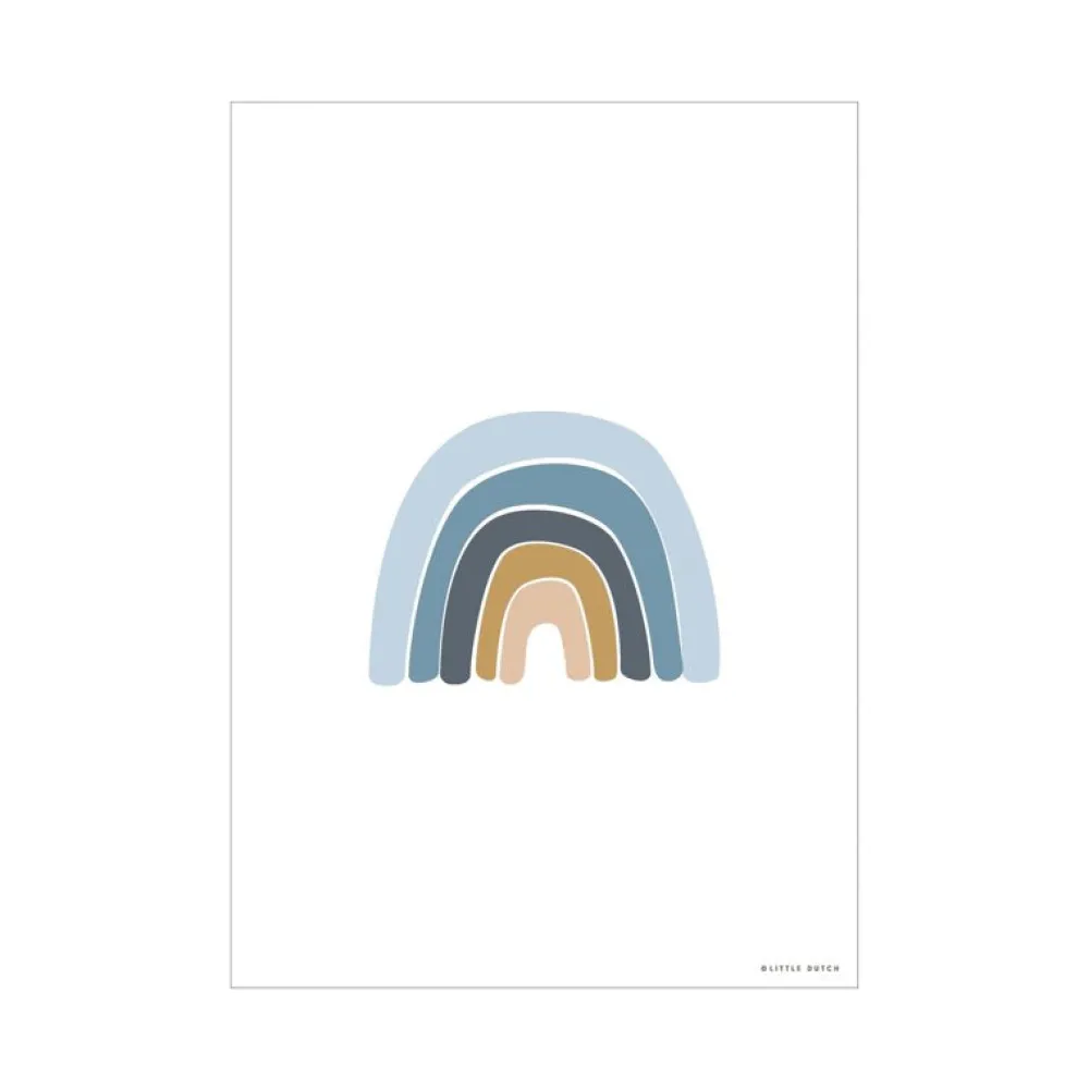 Little Dutch Poster Horizon Blue - A3