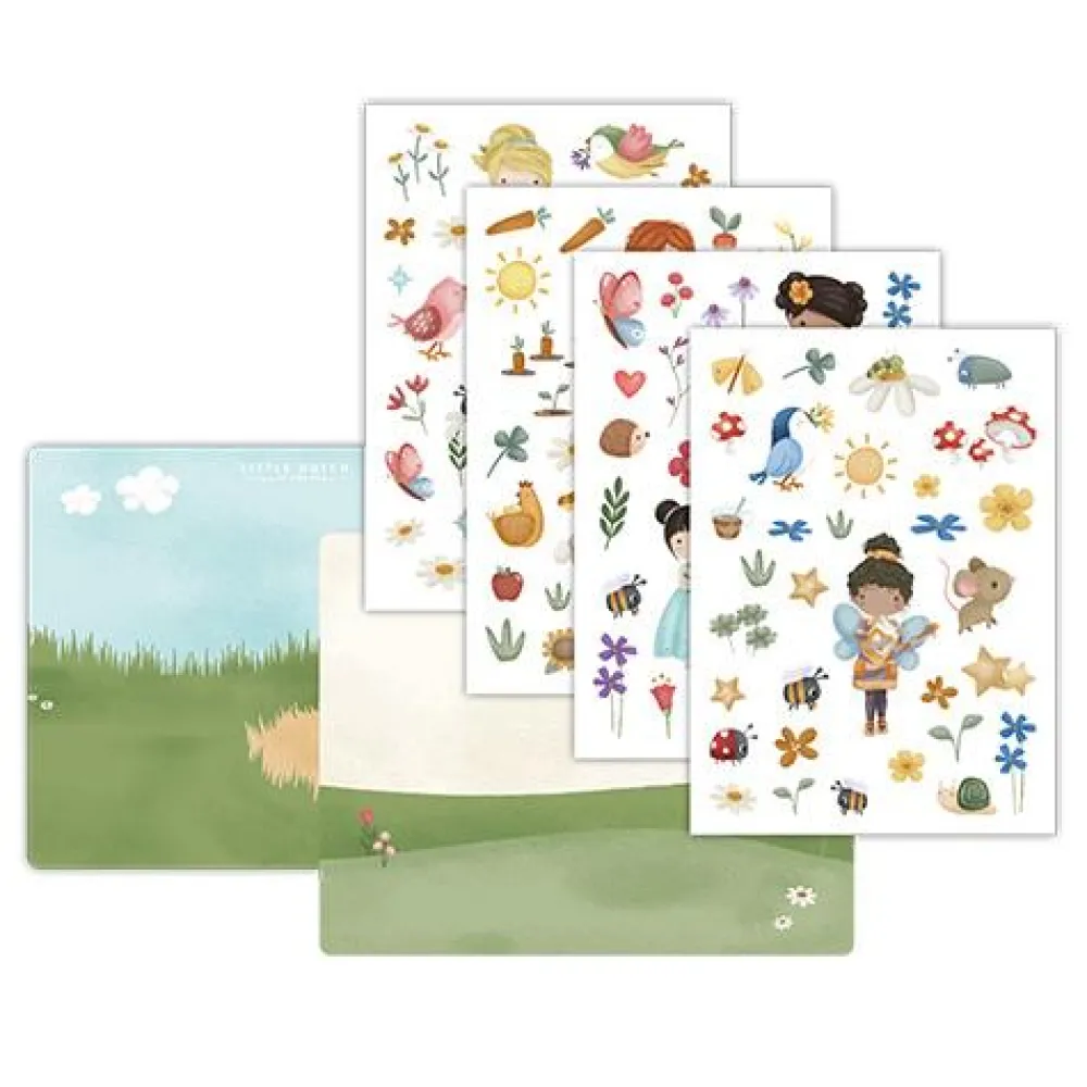 Little Dutch Raamstickers Rosa & Friends