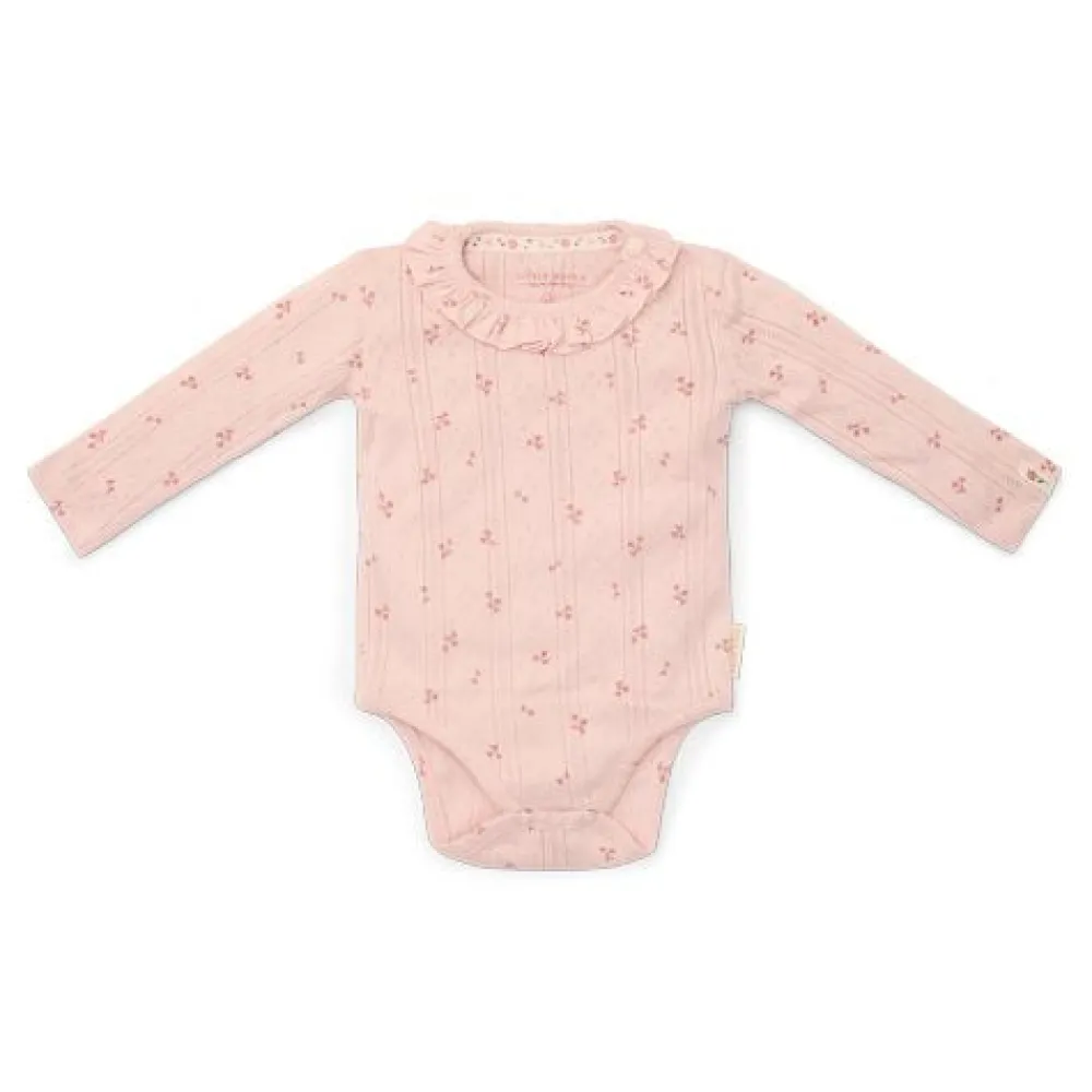 Little Dutch Romper lange mouw - Roze - Fairy Garden - Fairy Flowers