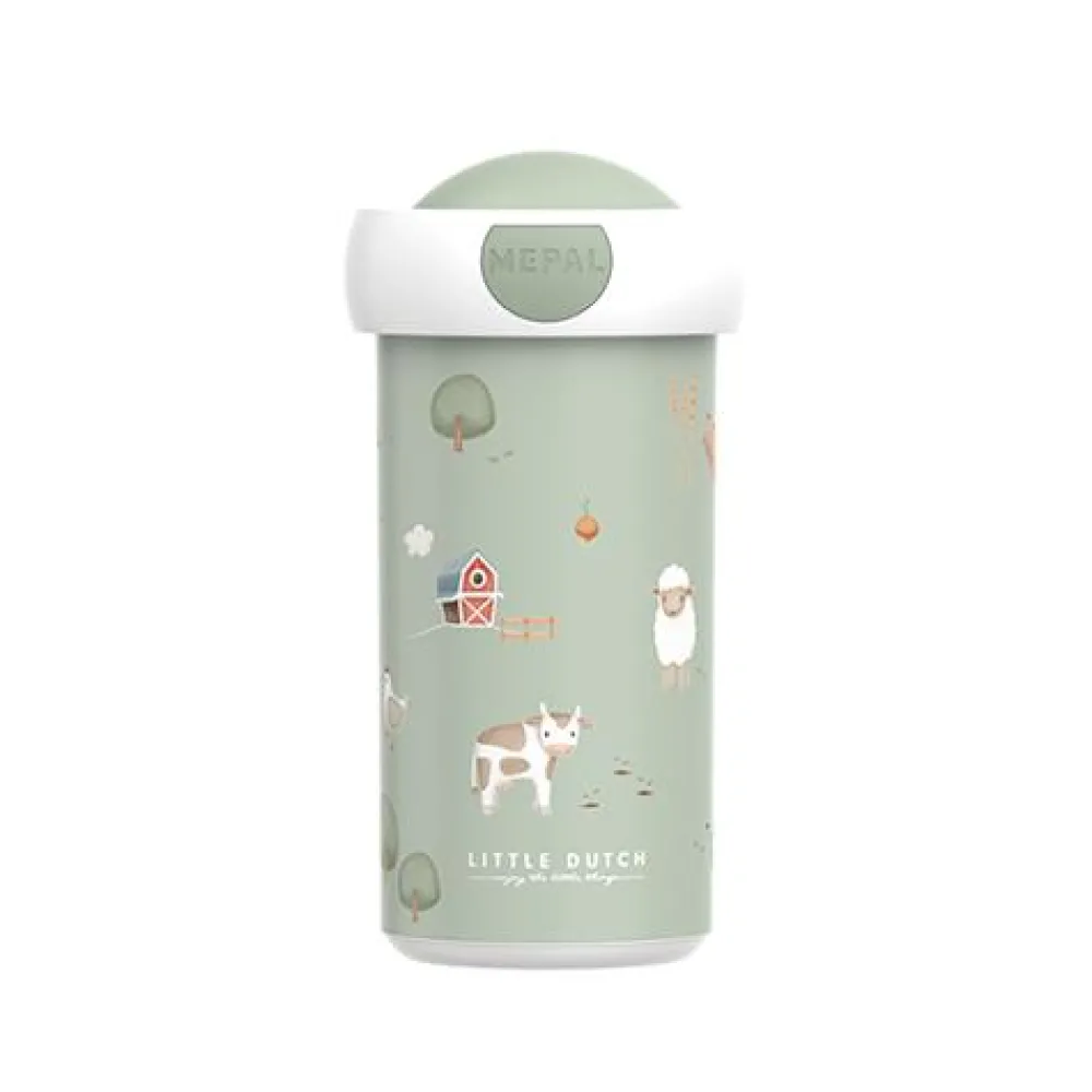 Little Dutch Schoolbeker - Groen - Little Farm