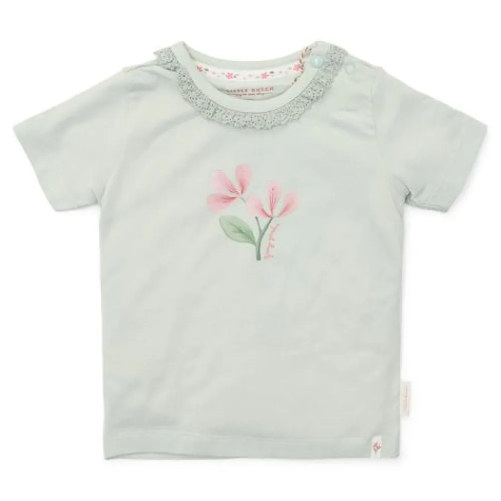 Little Dutch Shirt korte mouw - Groen - Fairy Garden