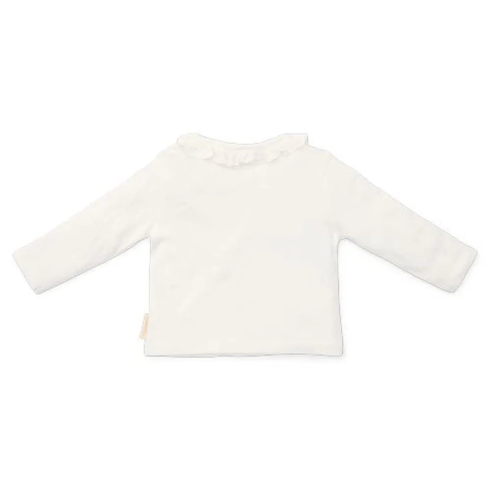 Little Dutch Shirt lange mouw - Ruches - Wit - Fairy Garden
