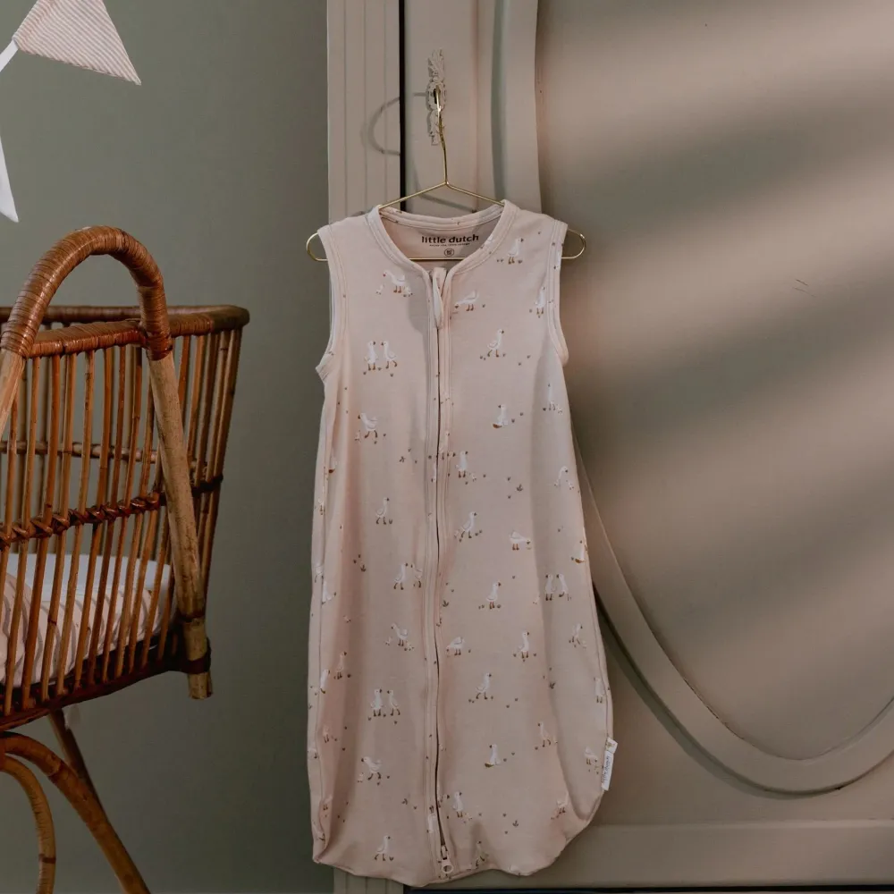 Little Dutch Slaapzak zomer – Beige – Maat 70 cm – Newborn Naturals – Little Goose