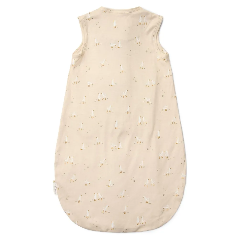 Little Dutch Slaapzak zomer – Beige – Maat 90 cm – Newborn Naturals – Little Goose
