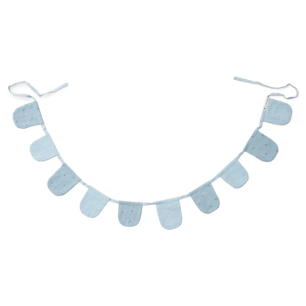 Little Dutch Slinger met vlaggetjes - Blauw- Essentials