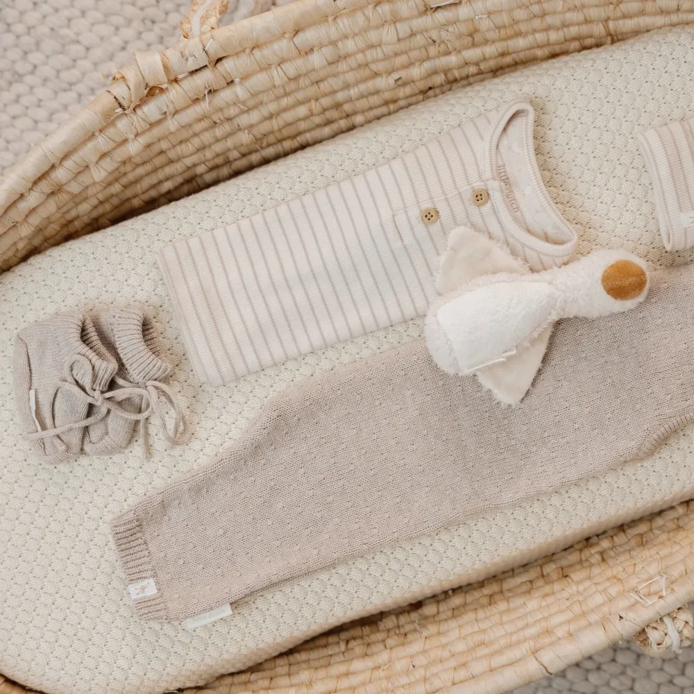 Little Dutch Slofjes - Beige - Newborn Naturals