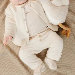 Little Dutch Slofjes - Zand - Newborn Naturals - Little Goose
