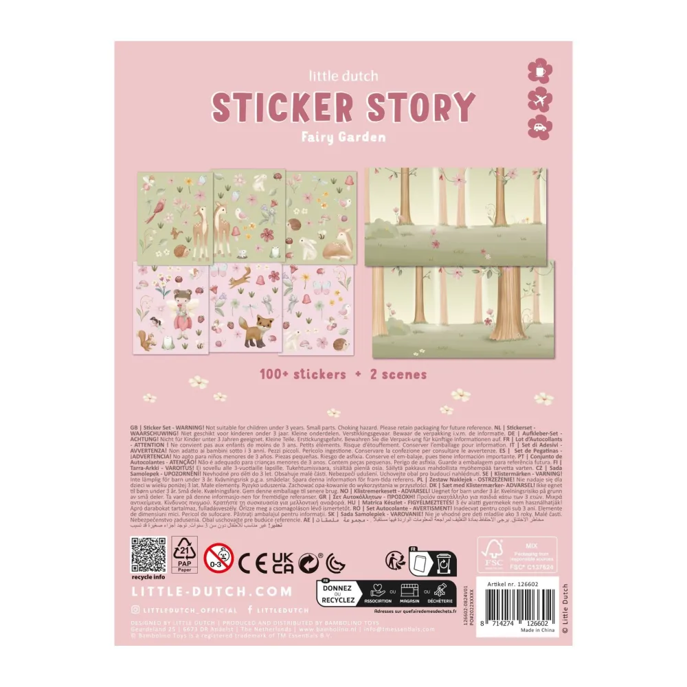 Little Dutch Stickerset Fairy Garden