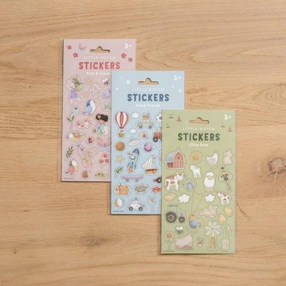 Little Dutch Stickervel Rosa & Friends