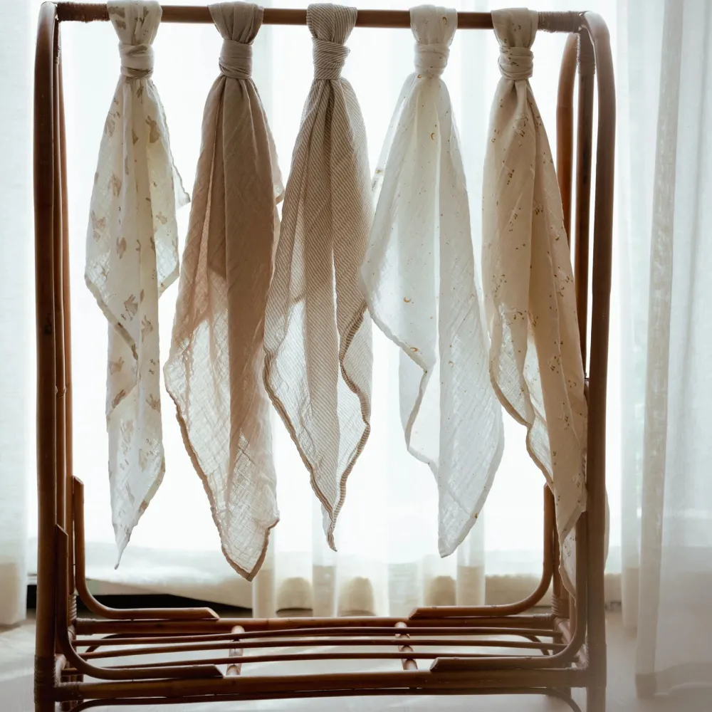 Little Dutch Swaddle - Beige - 120 cm - Newborn Naturals - Little Goose